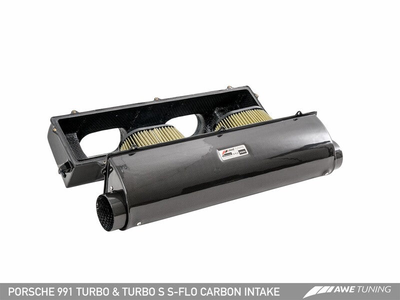 AWE S-FLO Carbon Intake For PORSCHE 991.1 / 991.2 TURBO AND TURBO S