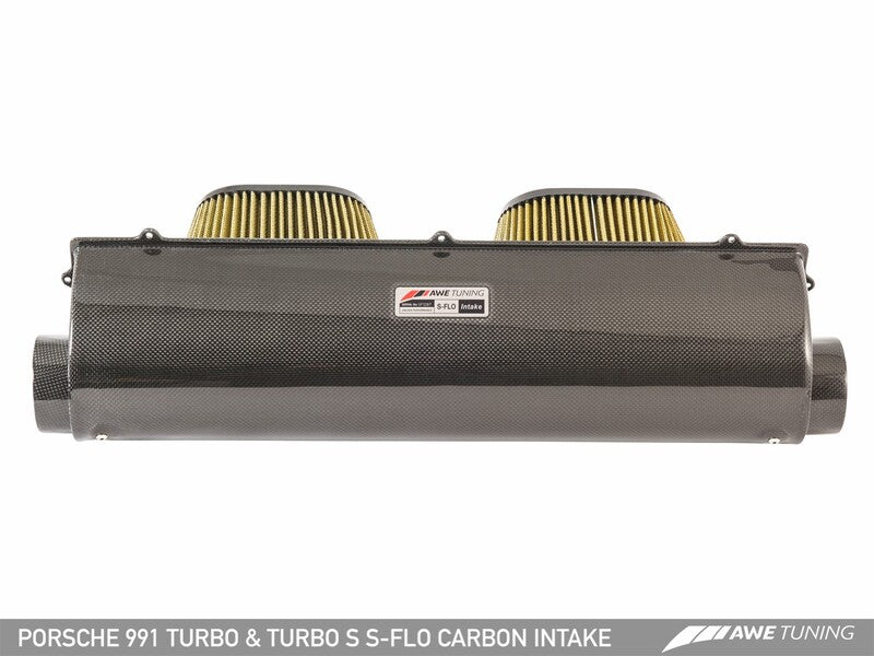 AWE S-FLO Carbon Intake For PORSCHE 991.1 / 991.2 TURBO AND TURBO S