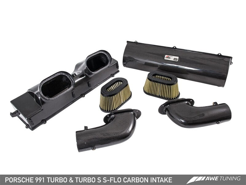 AWE S-FLO Carbon Intake For PORSCHE 991.1 / 991.2 TURBO AND TURBO S