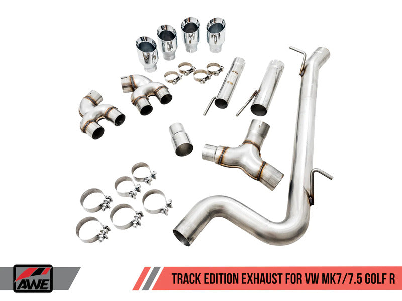 AWE MK7.5 Golf R Track Edition Exhaust with Tips