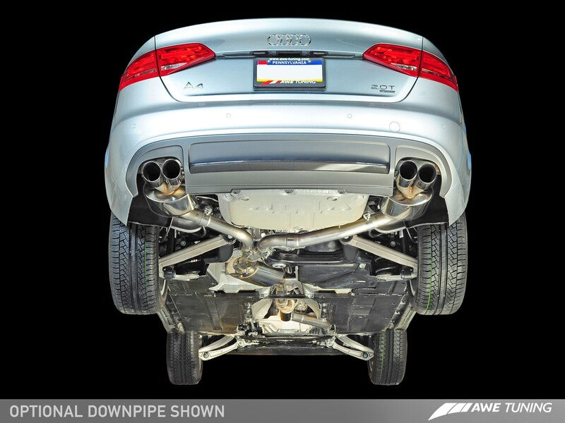 AWE TOURING EDITION Exhaust AND DOWNPIPE SYSTEMS FOR B8 A4 2.0T