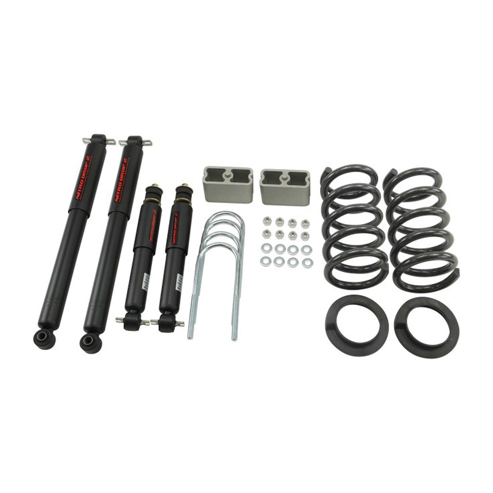 BELLTECH 627ND LOWERING KIT W/ NITRO DROP 2 SHOCKS