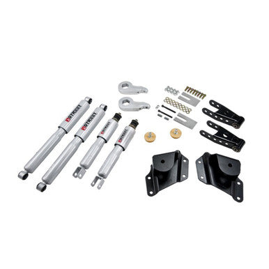 BELLTECH 654SP LOWERING KIT W/ SP SHOCKS (FRONT TORSION BAR SUSPENSION ONLY)