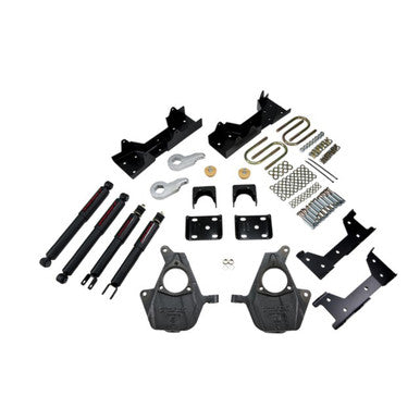 BELLTECH 657ND LOWERING KIT W/ ND2 SHOCKS (FRONT TORSION BAR SUSPENSION ONLY)