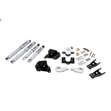 BELLTECH 659SP LOWERING KIT W/ SP SHOCKS (FRONT TORSION BAR SUSPENSION ONLY)
