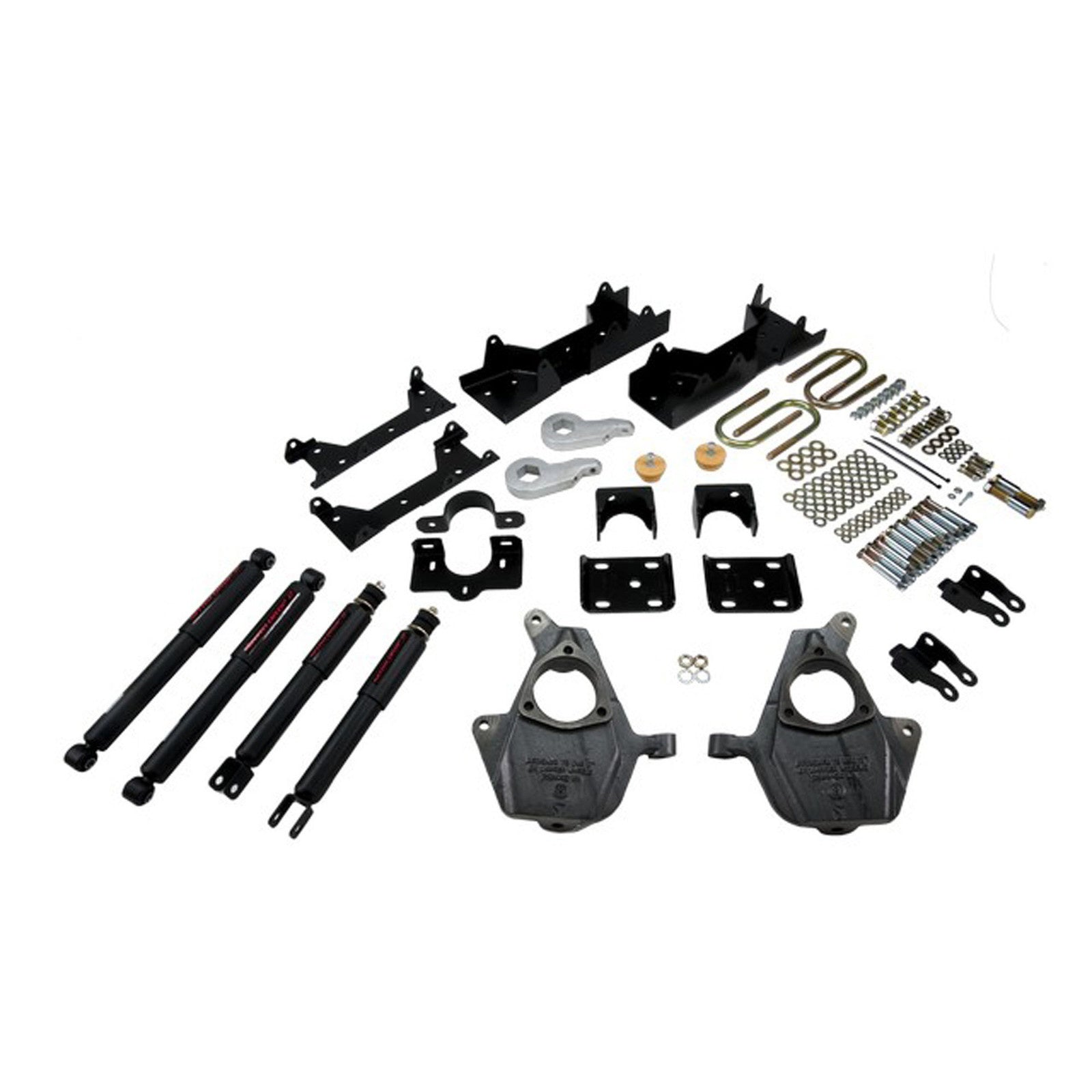 BELLTECH 662ND LOWERING KIT W/ ND2 SHOCKS (FRONT TORSION BAR SUSPENSION ONLY)