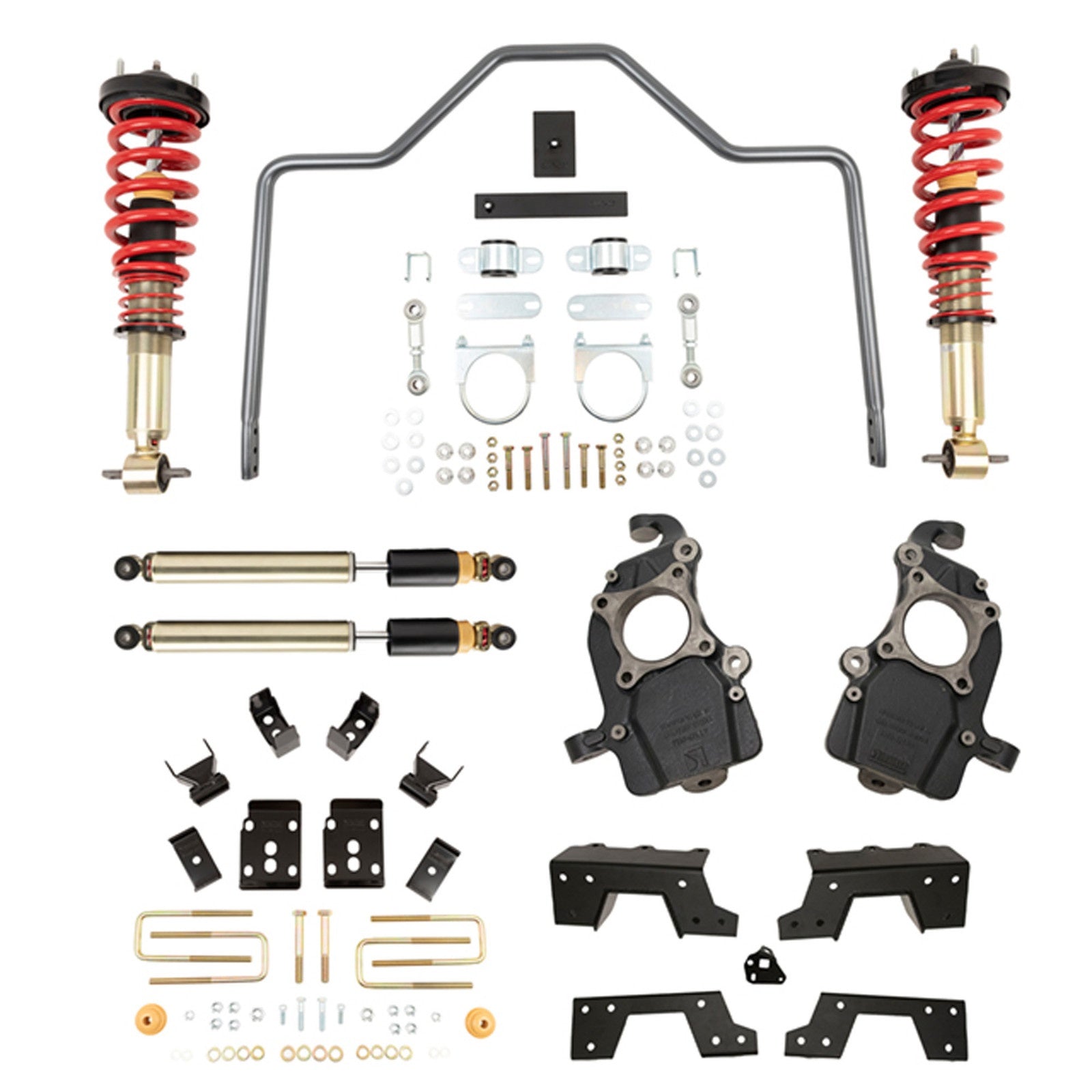 BELLTECH 1008HKP PERFORMANCE HANDLING KIT PLUS W/ DAMPING/HEIGHT ADJUSTABLE FRONT COILOVERS