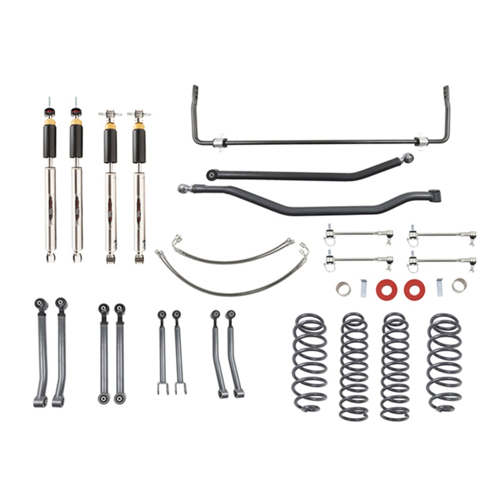 BELLTECH 153201HKP 4 INCH LIFT KIT | FRONT AND REAR TRAIL PERFORMANCE PLUS SHOCKS
