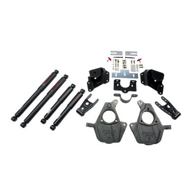 BELLTECH 947ND LOWERING KIT W/ ND2 SHOCKS (FRONT TORSION BAR SUSPENSION ONLY)