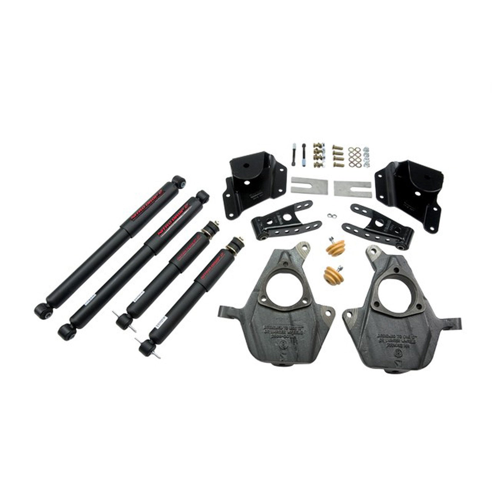 BELLTECH 948ND LOWERING KIT W/ ND2 SHOCKS (FRONT TORSION BAR SUSPENSION ONLY)