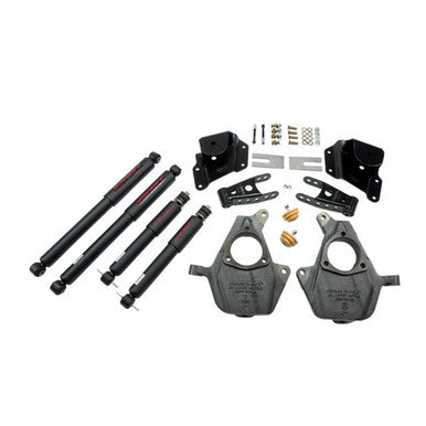 BELLTECH 948ND LOWERING KIT W/ ND2 SHOCKS (FRONT TORSION BAR SUSPENSION ONLY)