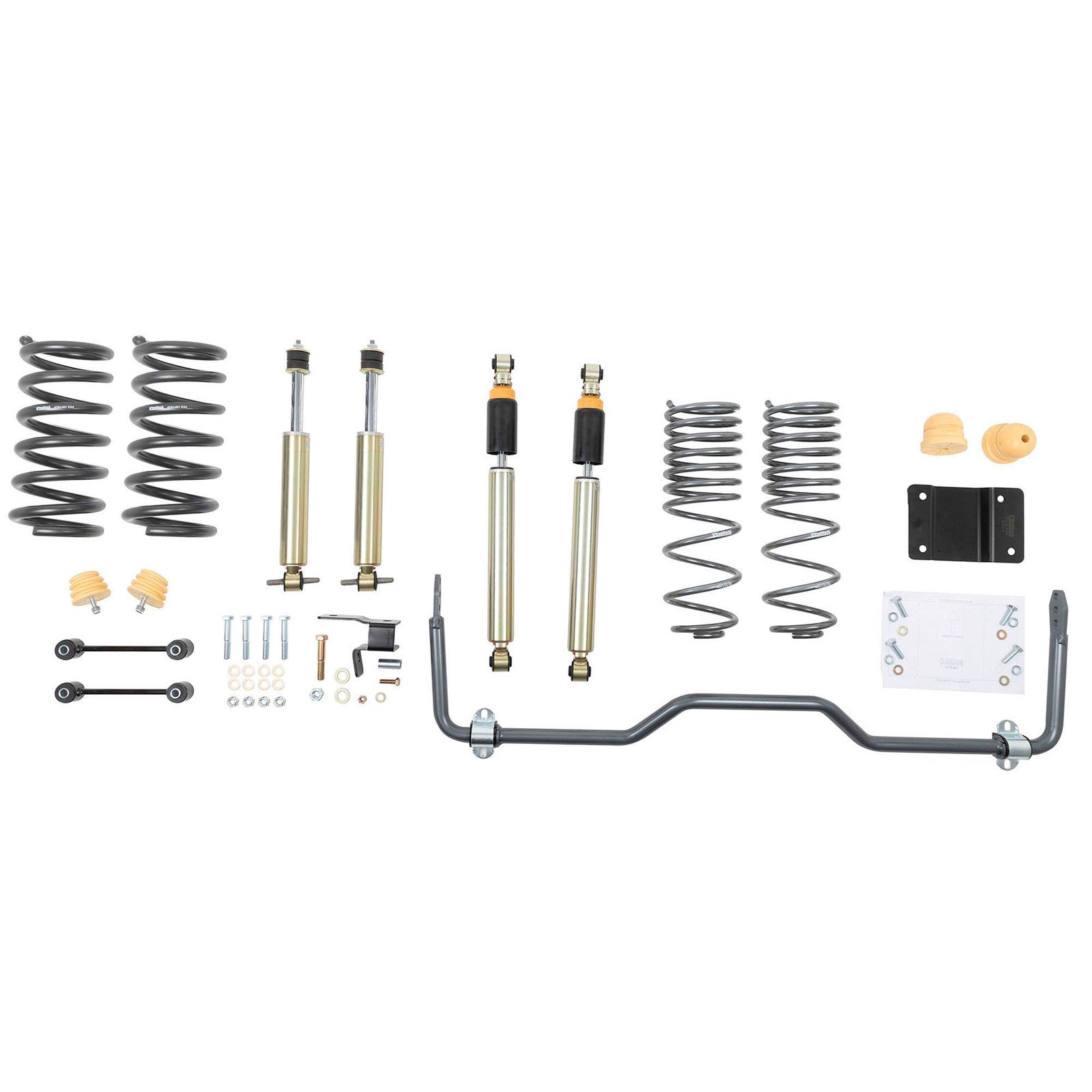 BELLTECH 963HKP PERFORMANCE HANDLING KIT PLUS W/ DAMPING ADJUSTABLE SHOCKS & REAR SWAY BAR