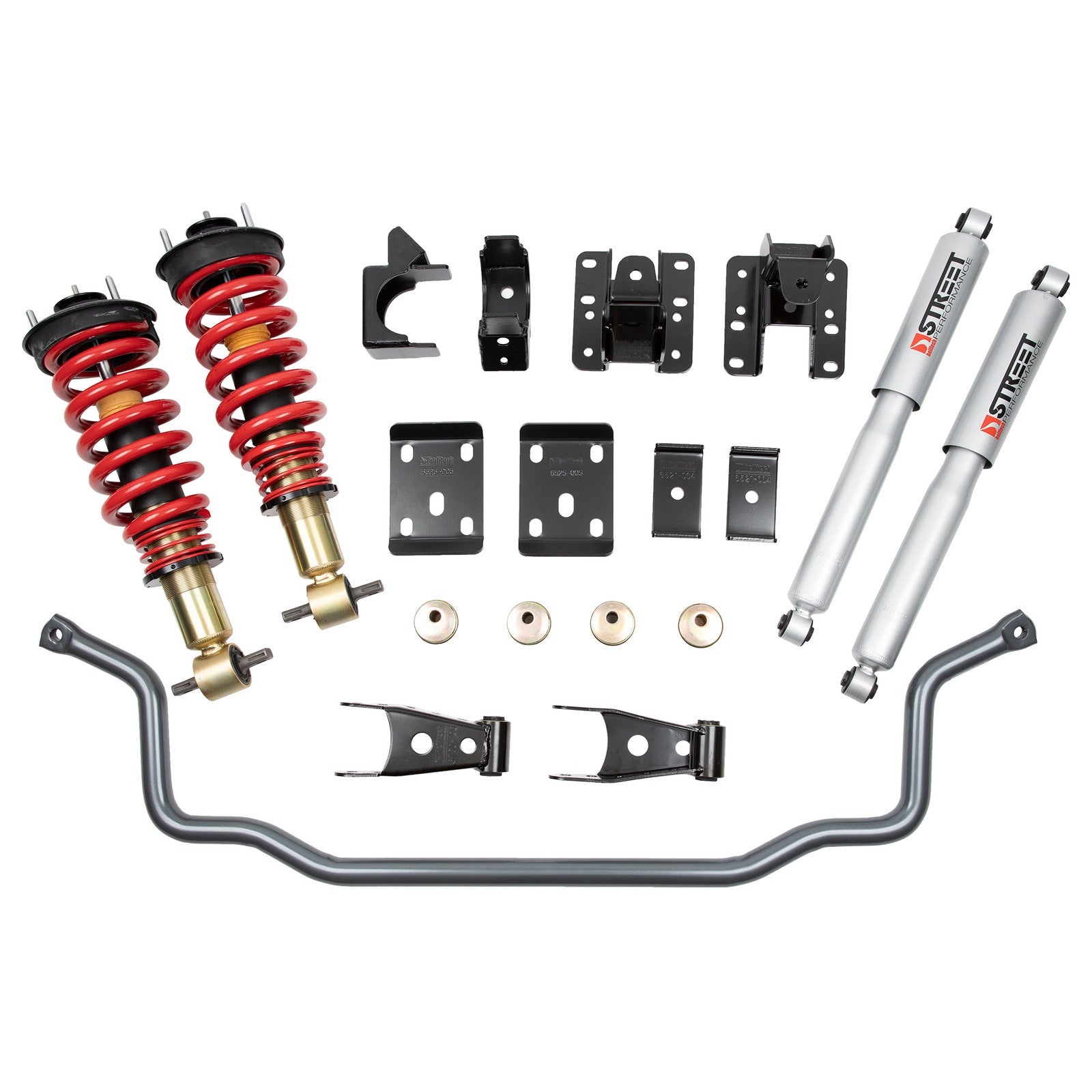 BELLTECH 987HK PERFORMANCE HANDLING KIT W/ HEIGHT ADJUSTABLE FRONT COILOVERS & FRONT SWAY BAR