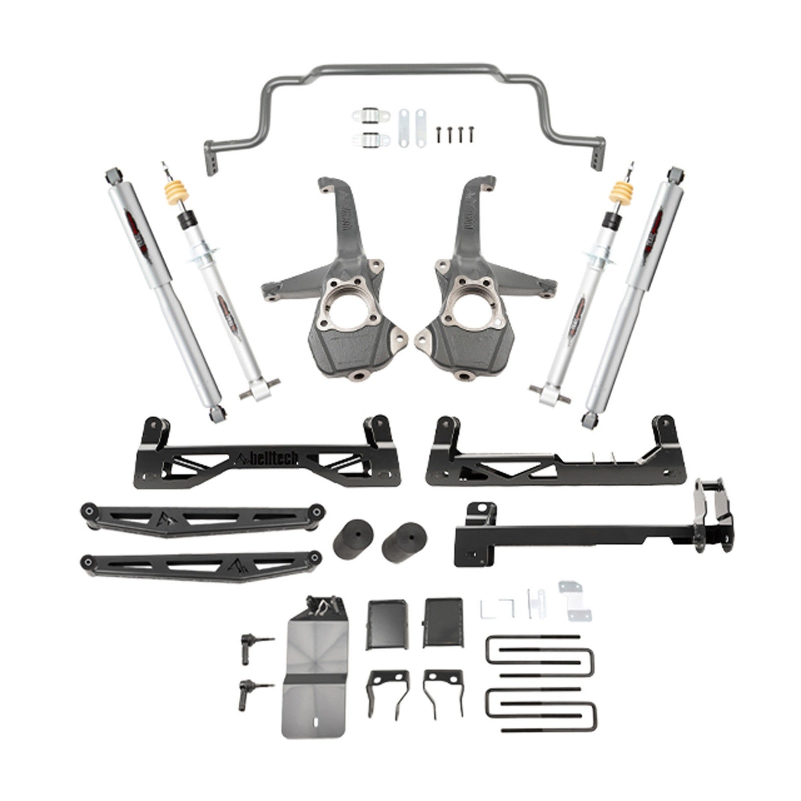 BELLTECH 150210TPS 6-8 INCH LIFT KIT | FRONT AND REAR TRAIL PERFORMANCE STRUTS/SHOCKS