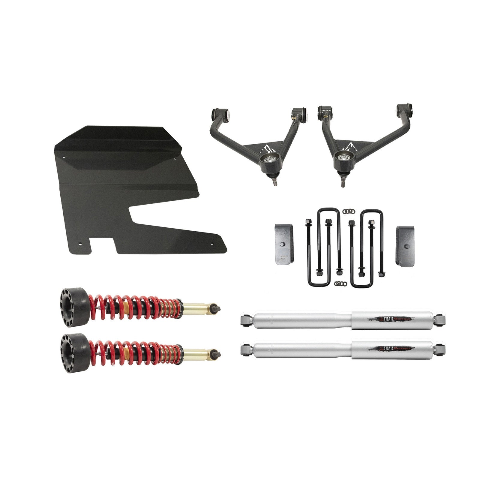 BELLTECH 150212TPC 4 INCH LIFT KIT | FRONT AND REAR TRAIL PERFORMANCE COILOVERS/SHOCKS