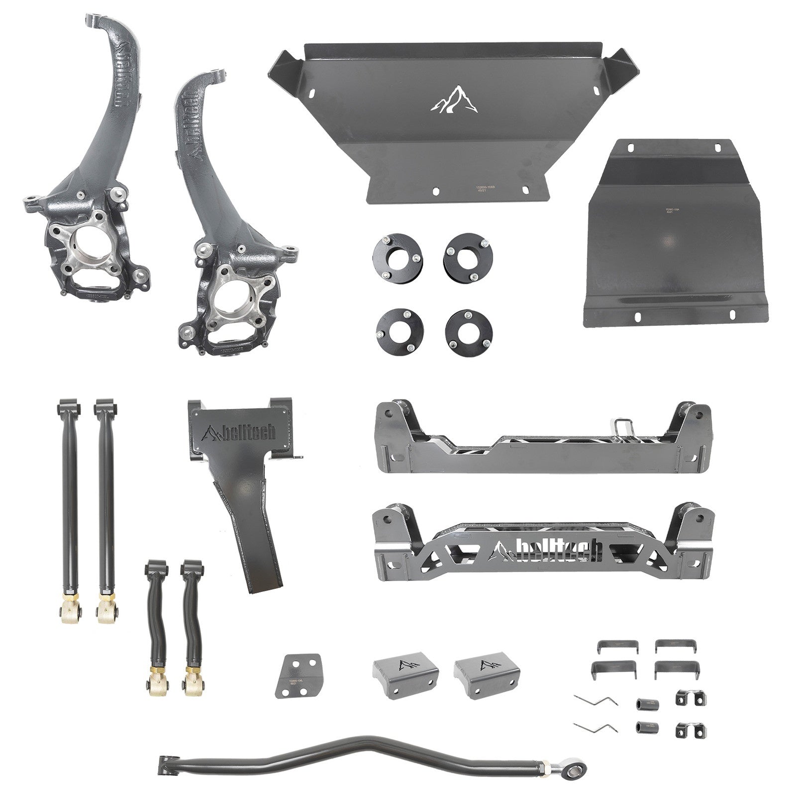 BELLTECH 152600BK 6 INCH LIFT KIT | FRONT AND REAR STRUT SPACERS