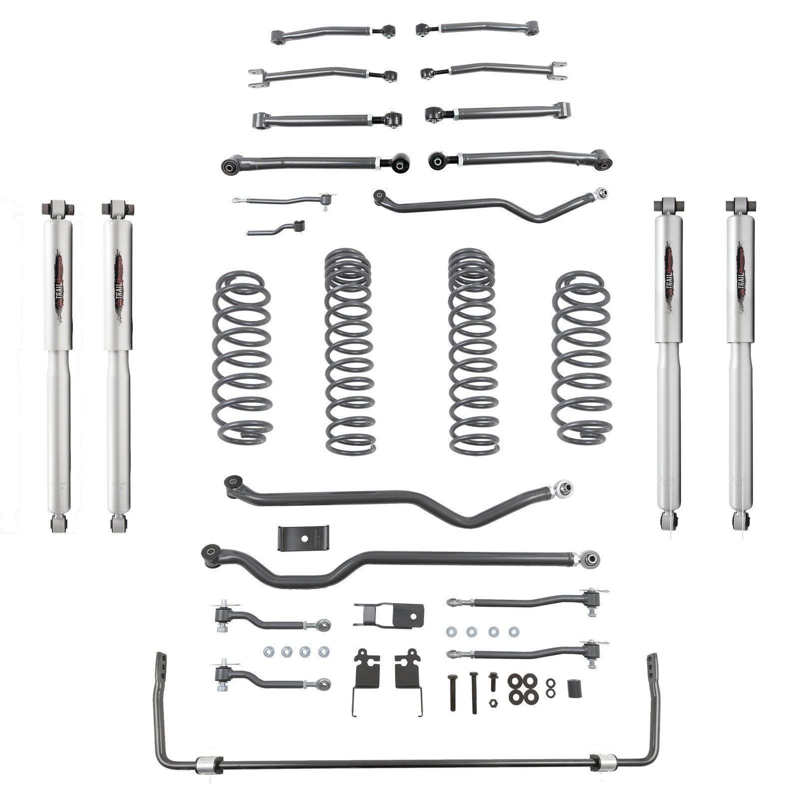 BELLTECH 153204TPS 4 INCH LIFT KIT | FRONT AND REAR TRAIL PERFORMANCE SHOCKS