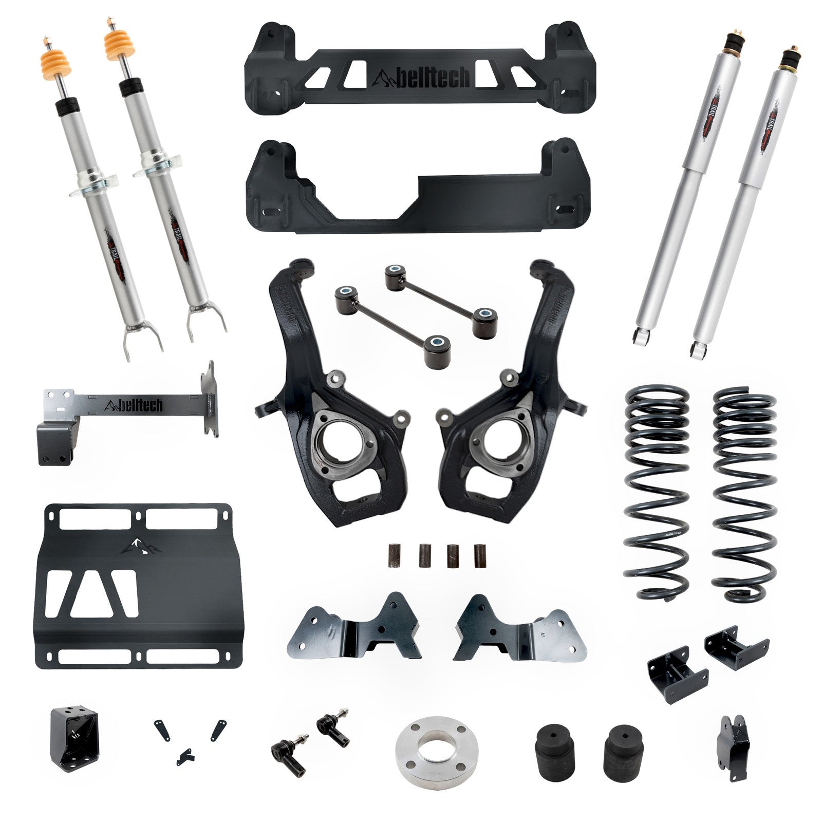 BELLTECH 153712TP 6-8 INCH LIFT KIT | FRONT AND REAR TRAIL PERFORMANCE STRUTS/SHOCKS