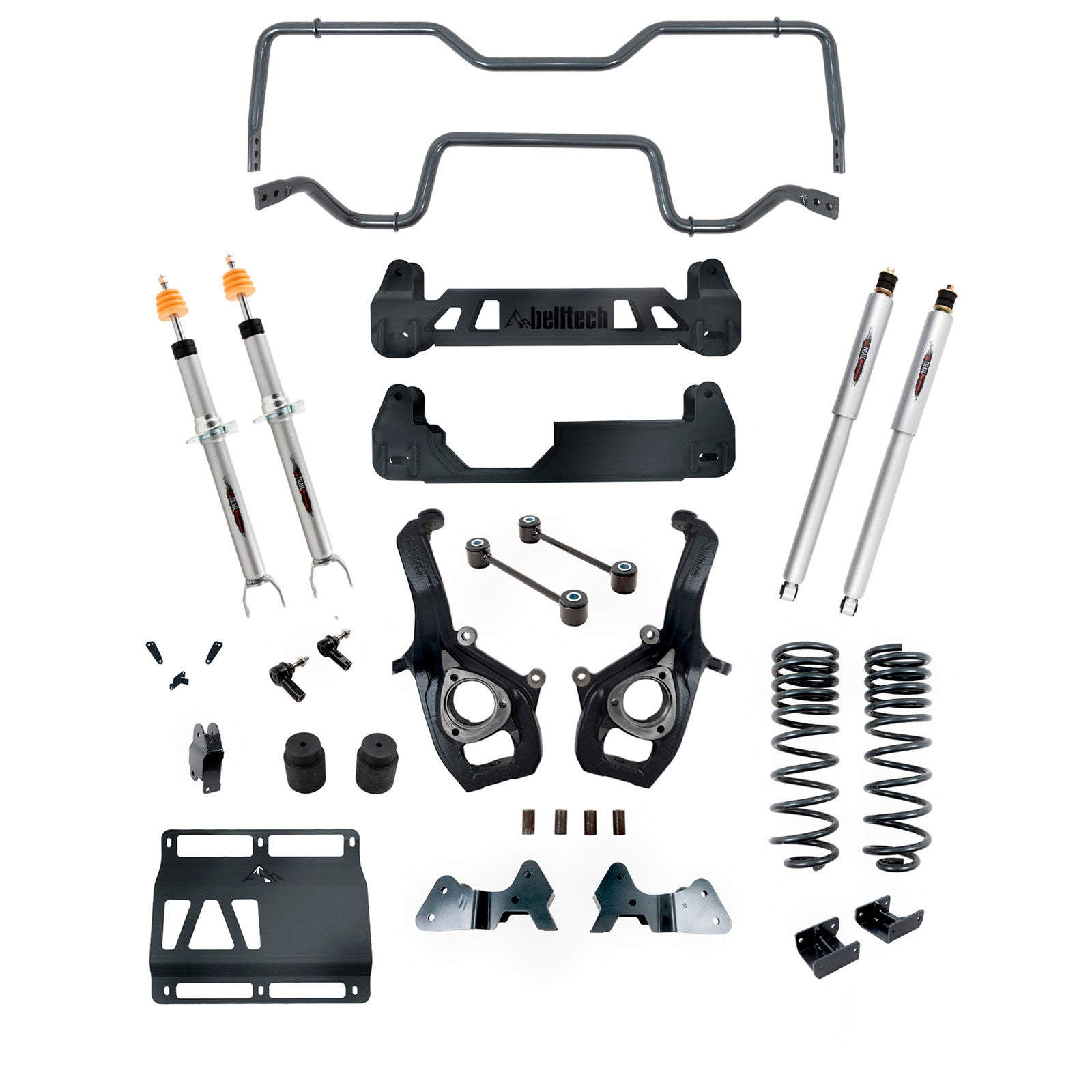 BELLTECH 153713TPS 6-9 INCH LIFT KIT | FRONT AND REAR TRAIL PERFORMANCE STRUTS/SHOCKS