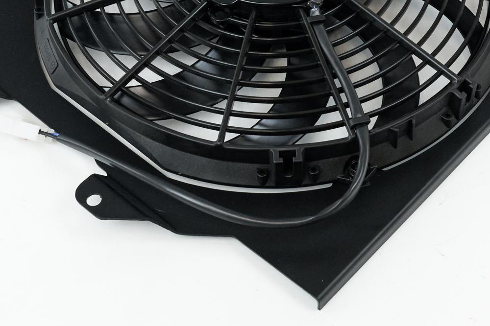 CSF 92-00 Civic All-Aluminum Fan Shroud w/ 12-inch SPAL Fan - Black