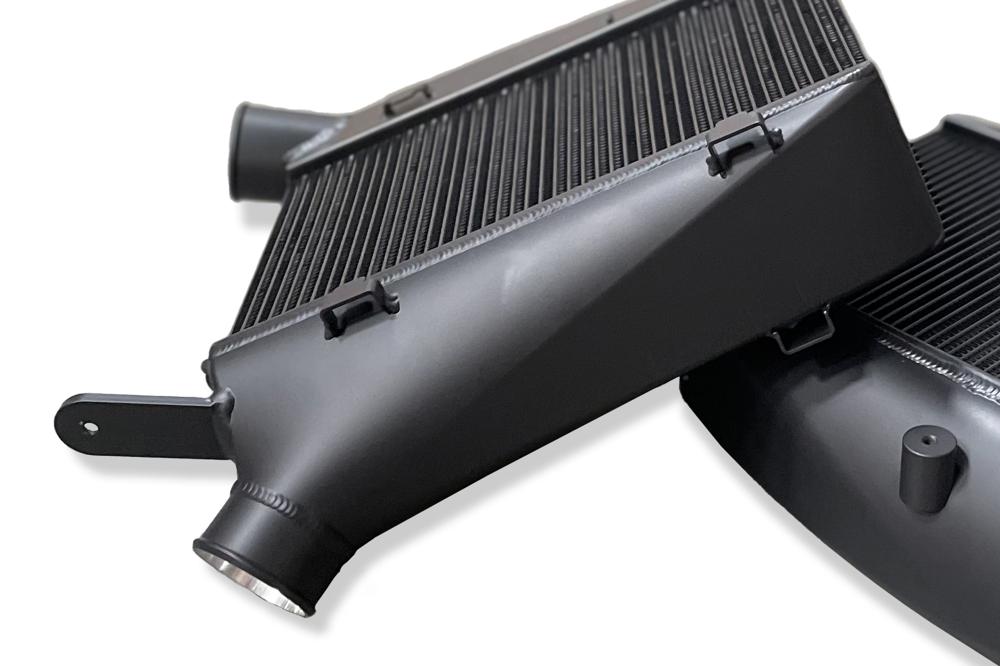 CSF Audi C8 RS6/RS7 High-Performance Twin Intercooler Set - Thermal Dispersion Black