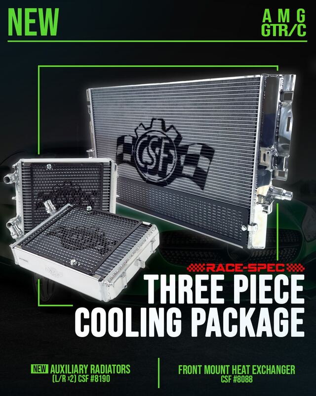 CSF Three Piece Cooling Package - Mercedes AMG GTR / GTC