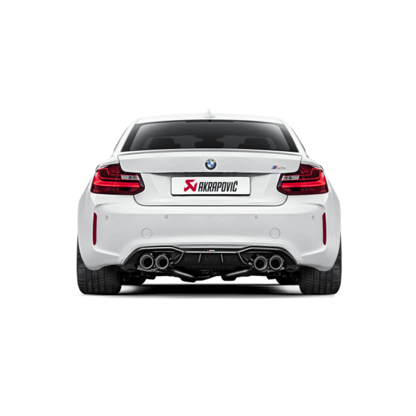 Akrapovic Rear Carbon Fibre Diffuser - Gloss - BMW M2