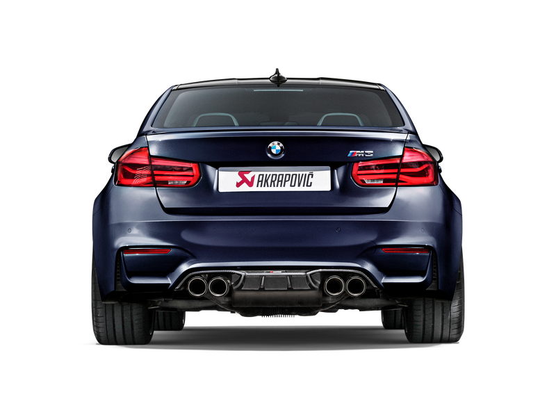 Akrapovic Rear Carbon Fibre Diffuser - Gloss - BMW F8X M3 /M4