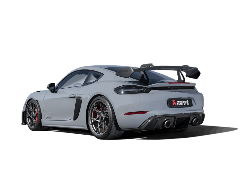 Akrapovic Rear Carbon Fiber Diffuser - Matte PORSCHE 718 CAYMAN GT4 RS