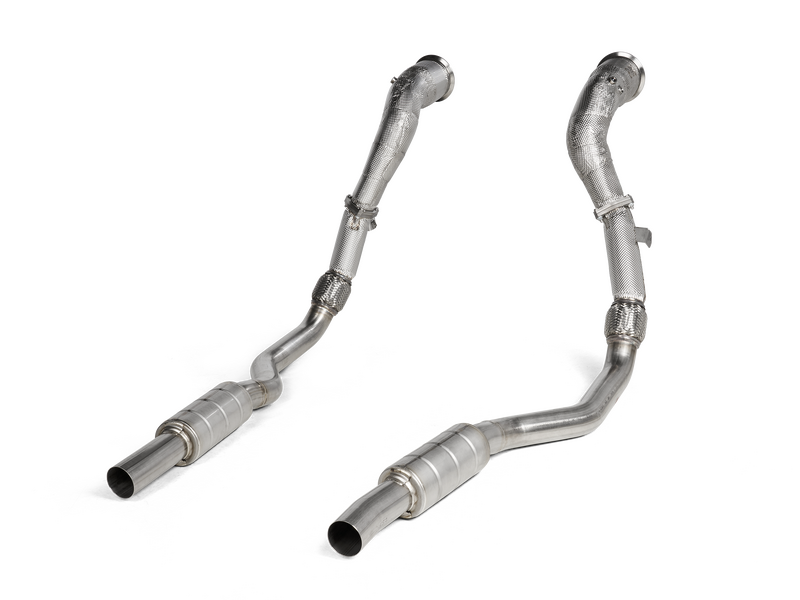 Akrapovic Downpipe / Link Pipe Set - Audi C8 RS6 / RS7