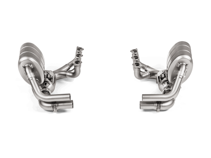 Akrapovic Porsche 991.2 GT3 Evolution Header Set (Titanium)