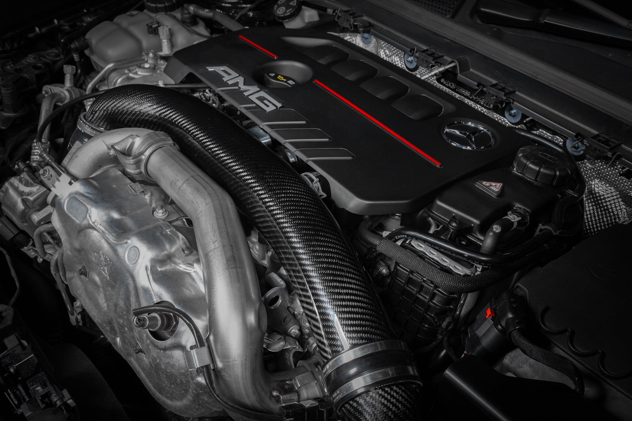 Eventuri Mercedes 2023+ Hybrid Facelift A35 AMG, CLA35, GLA35, GLB35 Turbo Tube