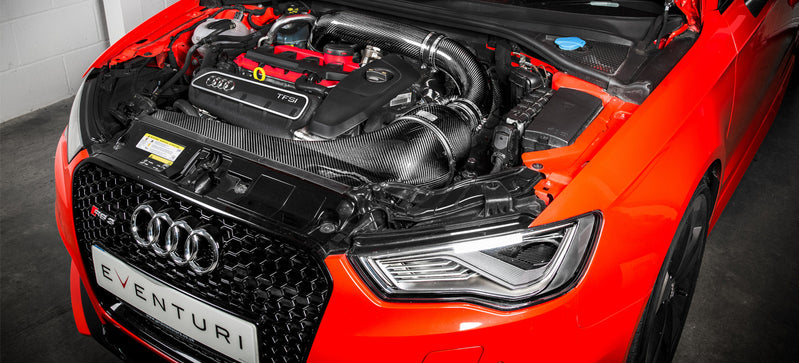 Eventuri Audi 8V RS3 RHD Full Black Carbon intake Gen 1