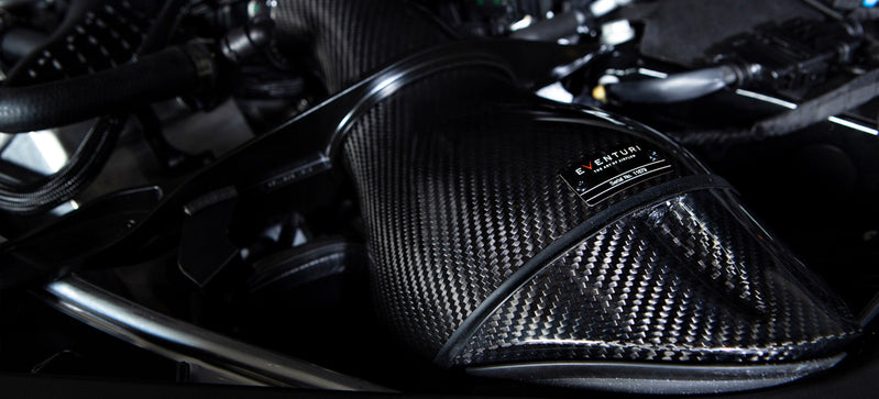 Eventuri BMW F9X M5/M8 Black Carbon intake with shrouds