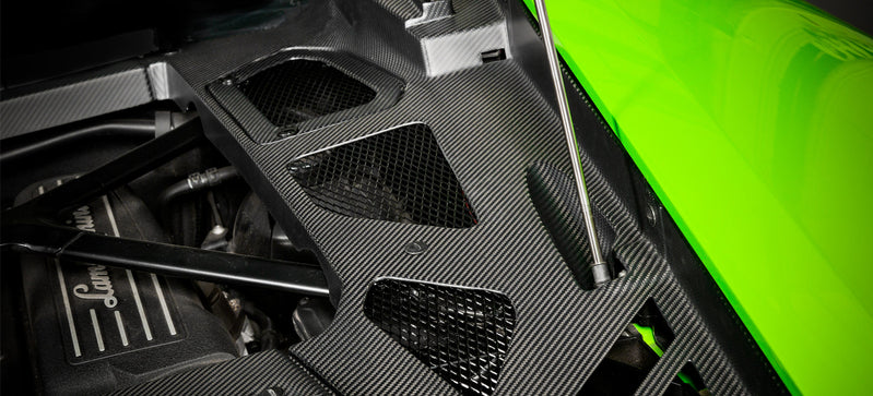 Lamborghini Huracan Carbon Engine Cover Set Matte Finish