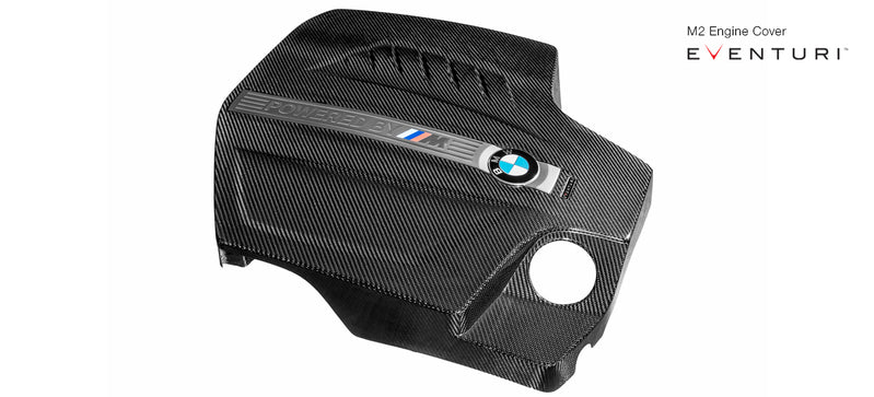 Eventuri BMW F87 M2 Black Carbon Engine Cover