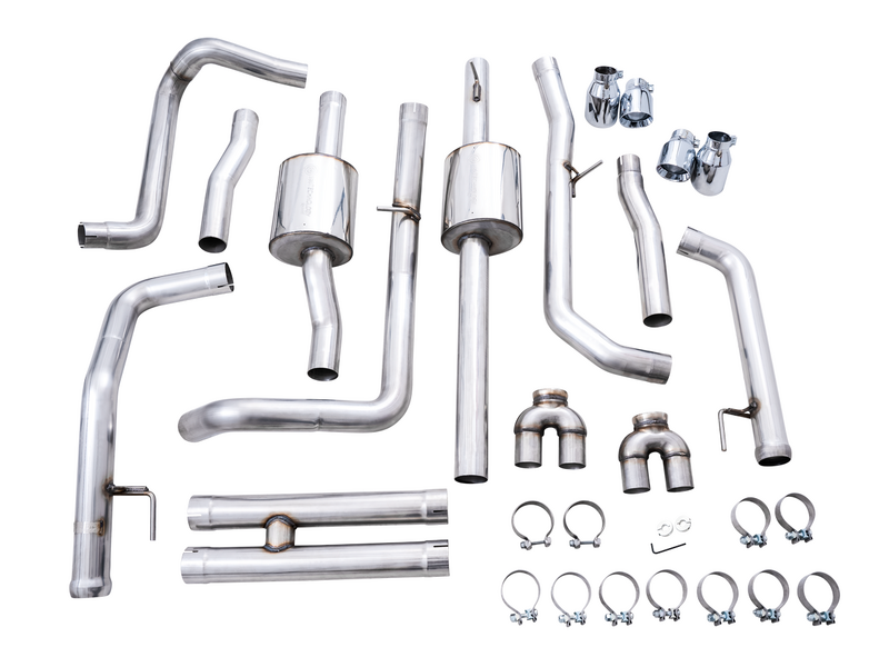 AWE 0FG Exhaust Suite FOR THE 4TH GEN SILVERADO/SIERRA 6.2L