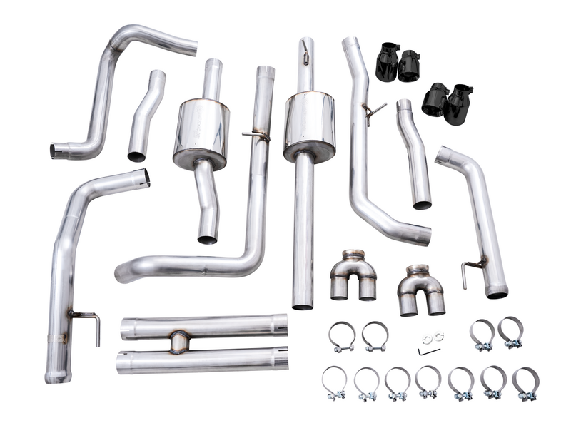 AWE 0FG Exhaust Suite FOR THE 4TH GEN SILVERADO/SIERRA 6.2L