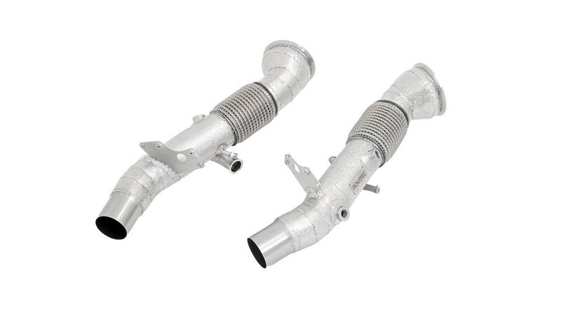 Ferrari 296 GTB | Catalyst-Replacement Pipe (Set Of Two) (Gold Plated)
