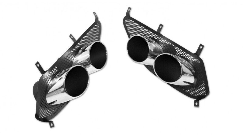 Ferrari Roma | Novitec Tailpipes (Set Of 2) With New Mesh-Insert (Polished)