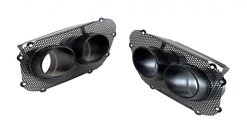 Ferrari 812 Superfast/GTS | Novitec Tailpipes (Set Of 2) With New Mesh-Insert (Polished)