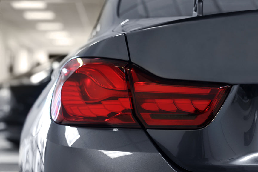 Goldenwrench Supply BMW 4 Series M4 CS GTS 2016+ (F82 LCI) BLACKLINE Taillight Overlay Kit