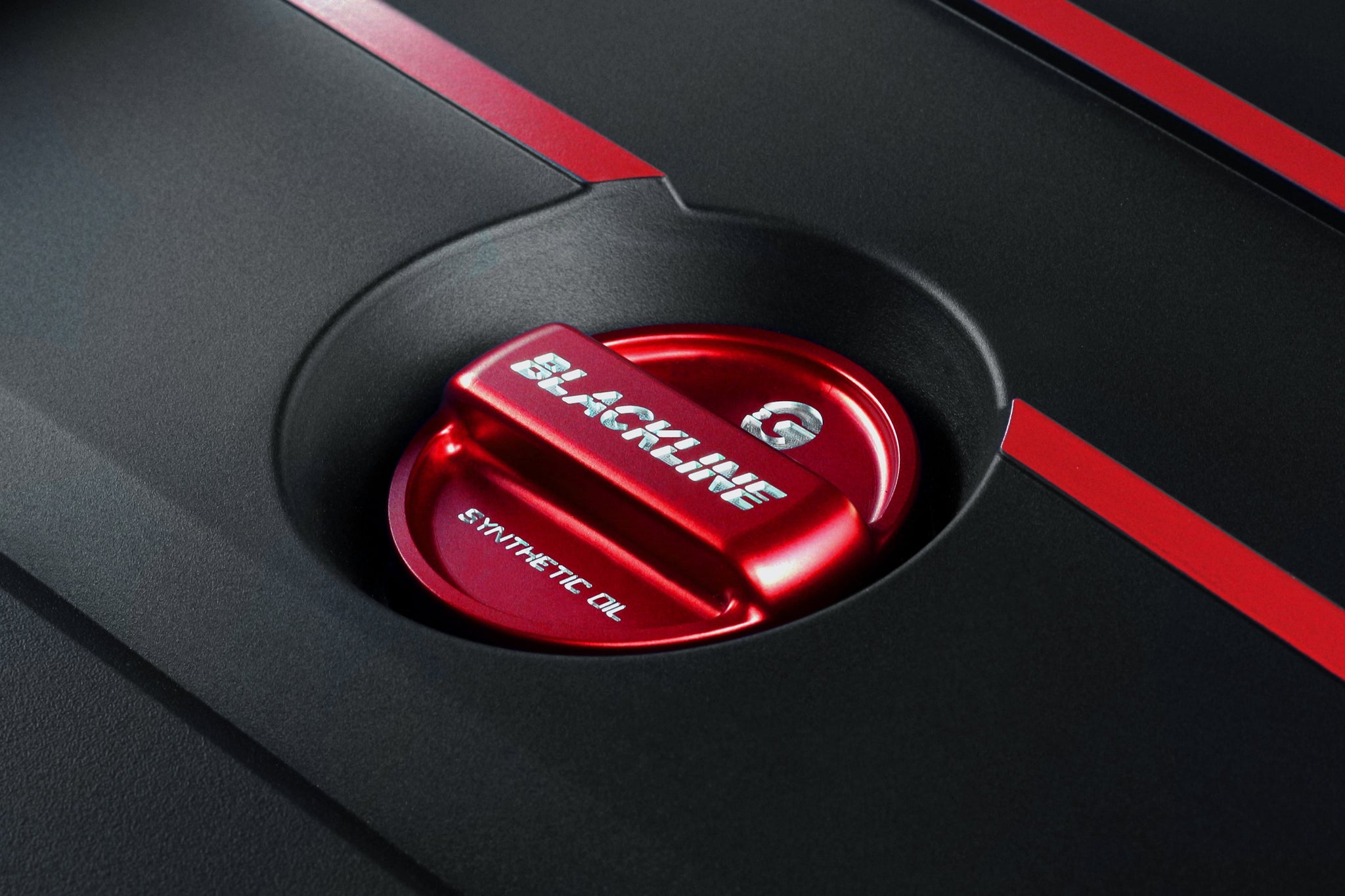 Goldenwrench Supply Toyota GR Supra 2020+ (A90) BLACKLINE Performance Oil Cap Cover (Red)