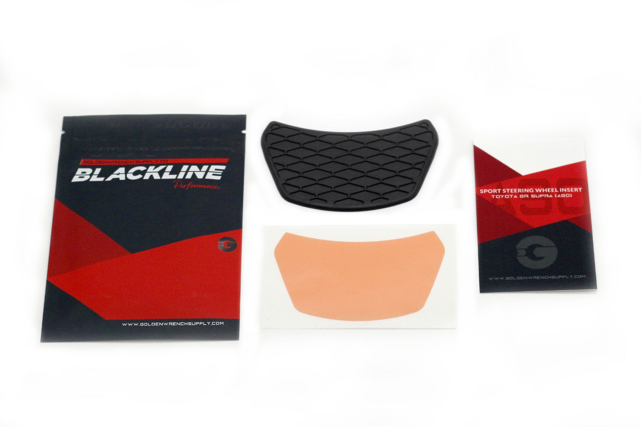 Goldenwrench Supply Toyota GR Supra 2020+ (A90) BLACKLINE Performance Steering Wheel Insert