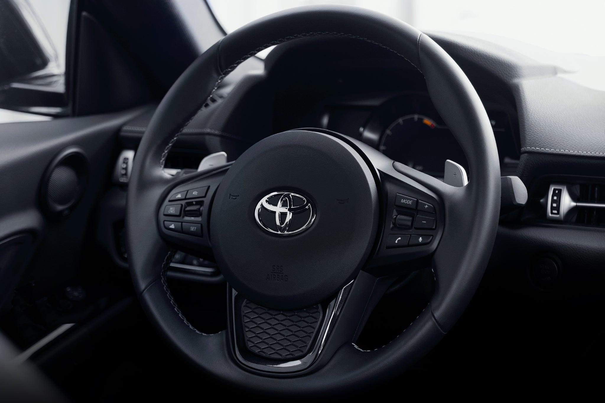 Goldenwrench Supply Toyota GR Supra 2020+ (A90) BLACKLINE Performance Steering Wheel Insert