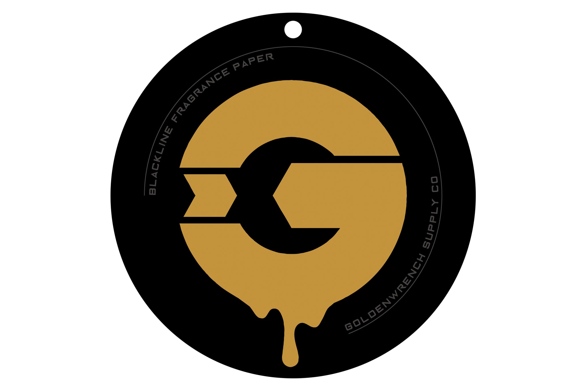 Goldenwrench Supply BLACKLINE Fragrance Paper Air Freshener (3 Pack)