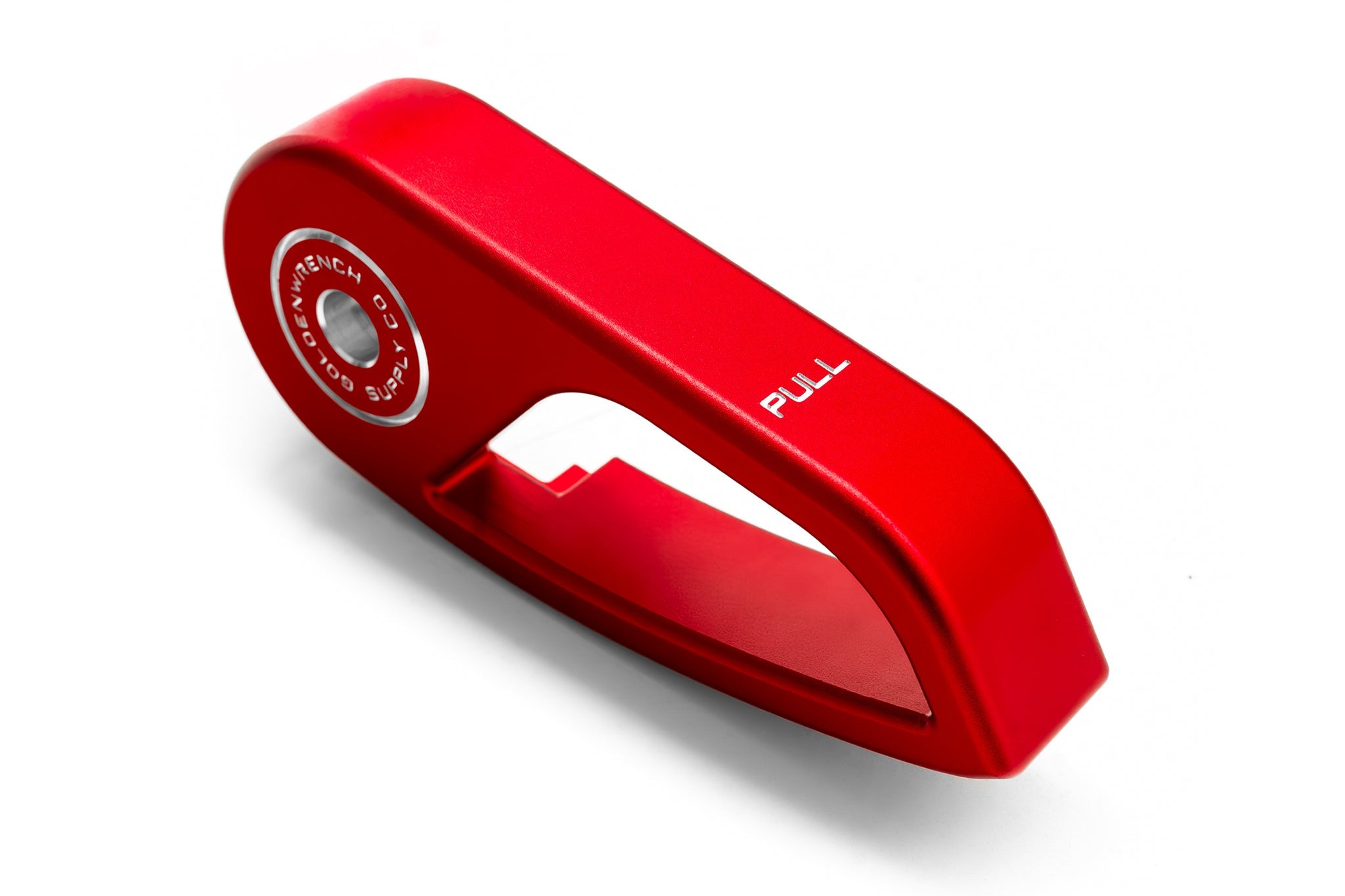 Goldenwrench Supply BMW M Car E9X Series BLACKLINE Performance Edition RED Hood Latch Handle (RHD)