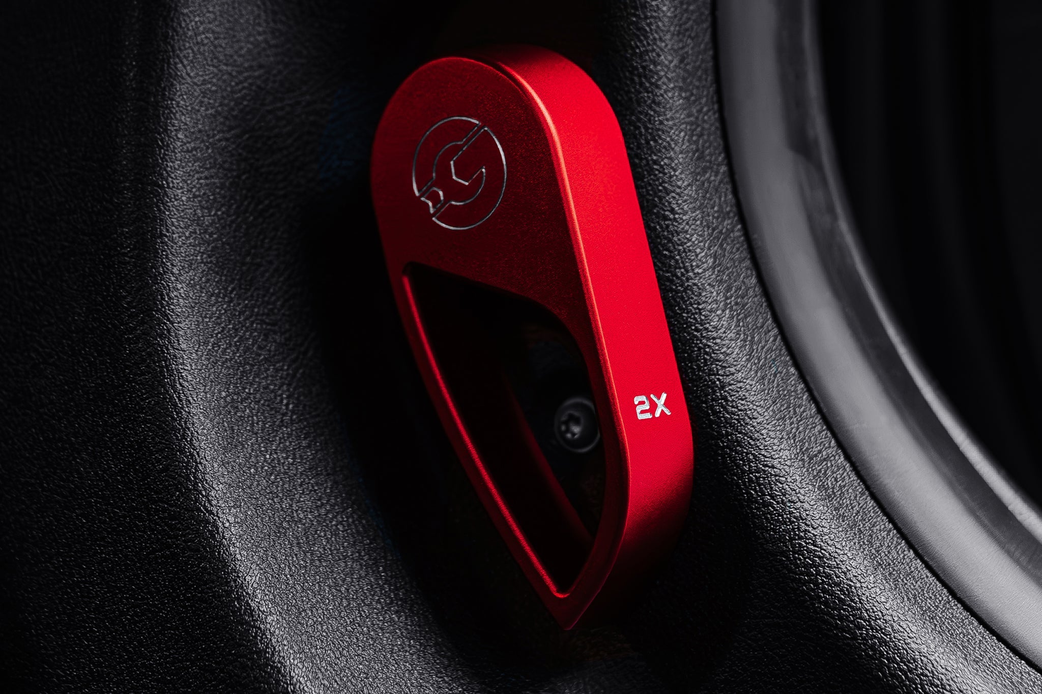 Goldenwrench Supply BMW M Car G8X Series BLACKLINE Performance Edition RED Hood Latch Handle (RHD)