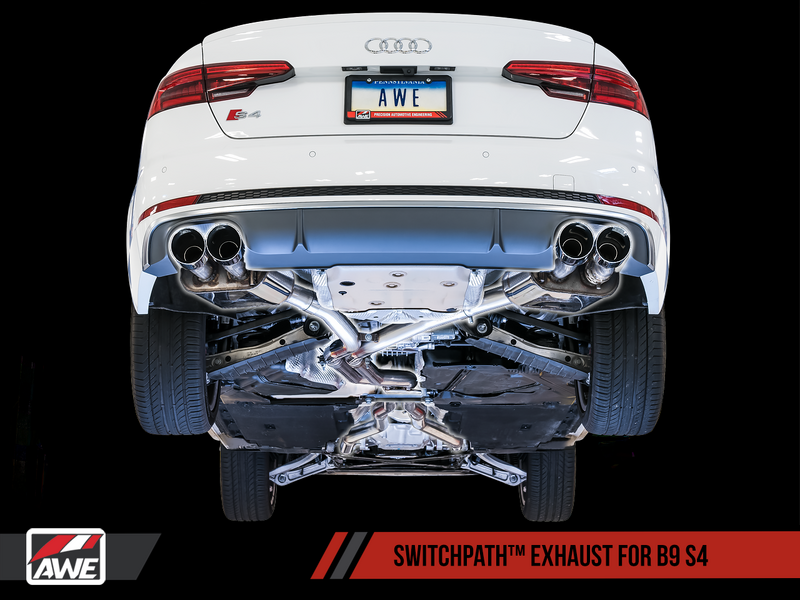 AWE SwitchPath Exhaust For Audi B9 S4 3.0T