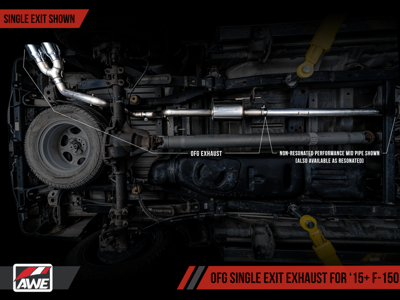 AWE 0FG Exhaust Suite FOR THE '15-'20 FORD F-150 ECOBOOST